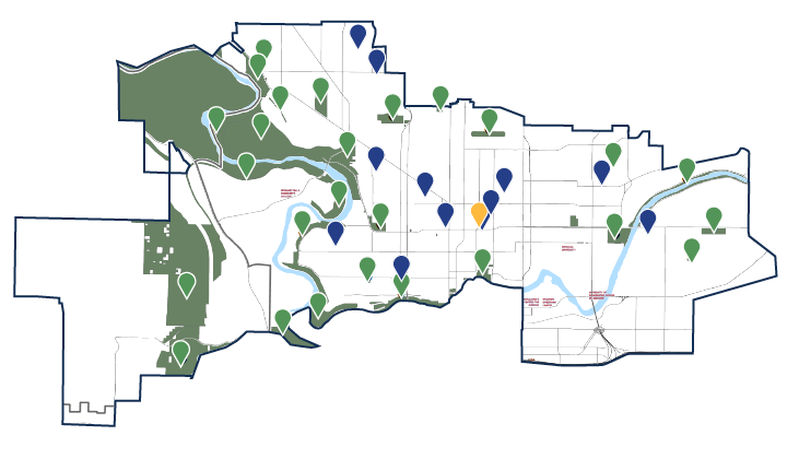 Central Feeder Pattern Map